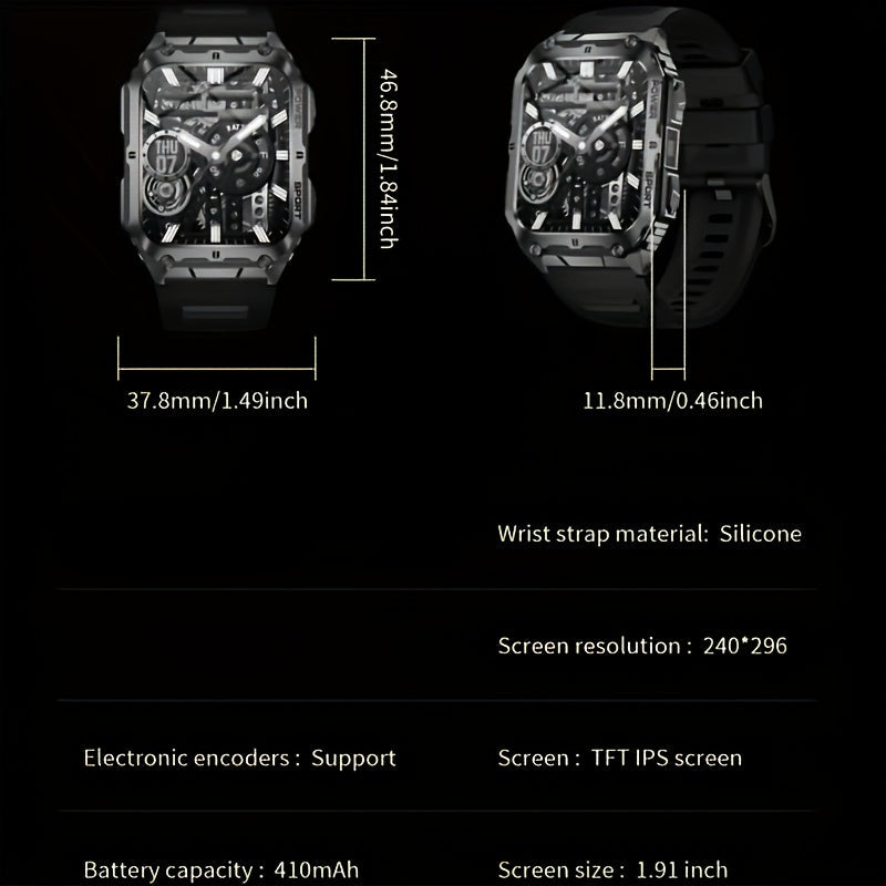 LIGE Smartwatch – Wireless Calling, 100+ Sports Modes, AI Voice (4 types available)