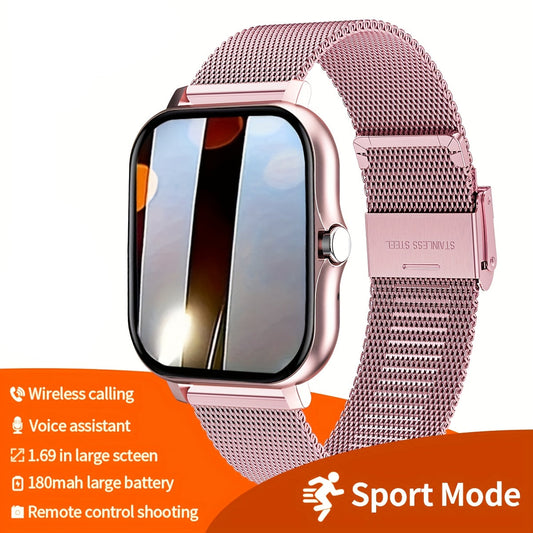 LIGE Smart Watch – Make/Answer Calls, Custom Wallpaper, Music Control (4 colours available)