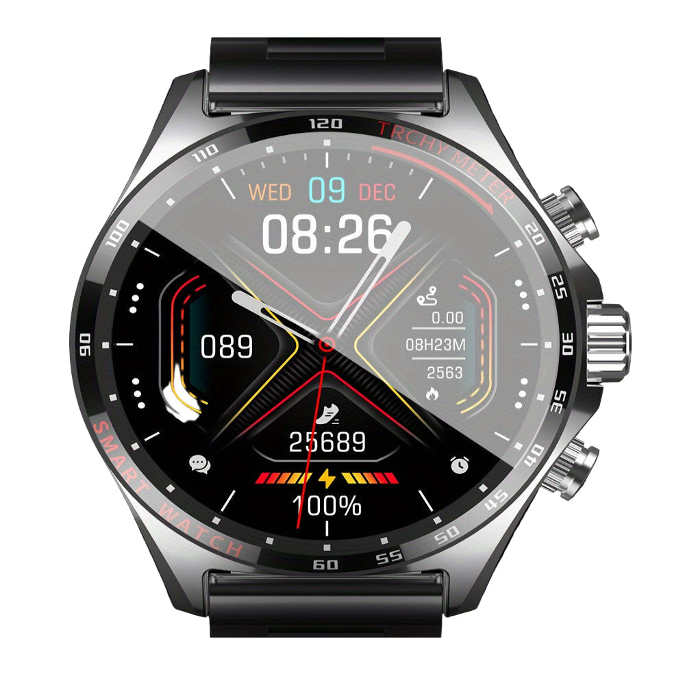 LIGE Men's Smart Watch – Touch Screen with Wireless Calls & Fitness Tracking (6 designs available)