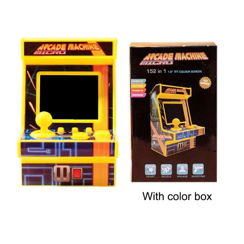 8-Bit Mini 1.8’’ Handheld Game Console – 152 Games - Gold / Game Console - 9eight5
