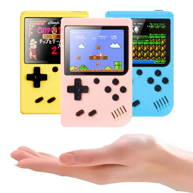 8-Bit Mini Handheld Game Console – 500 Games (5 colours available) - 9eight5