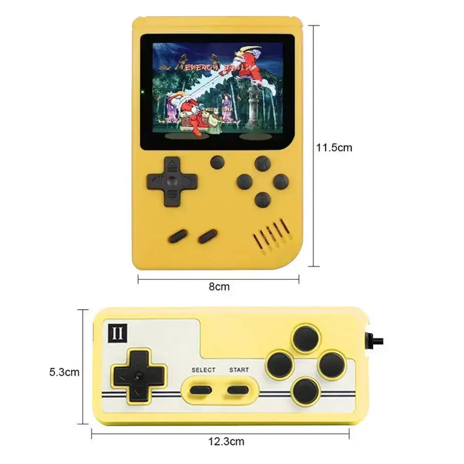 8-Bit Mini Handheld Game Console – 500 Games (5 colours available) - 9eight5