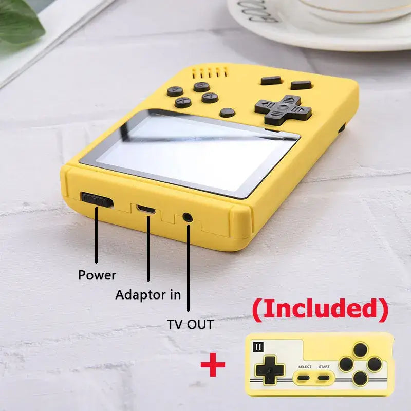 8-Bit Mini Handheld Game Console – 500 Games (5 colours available) - 9eight5