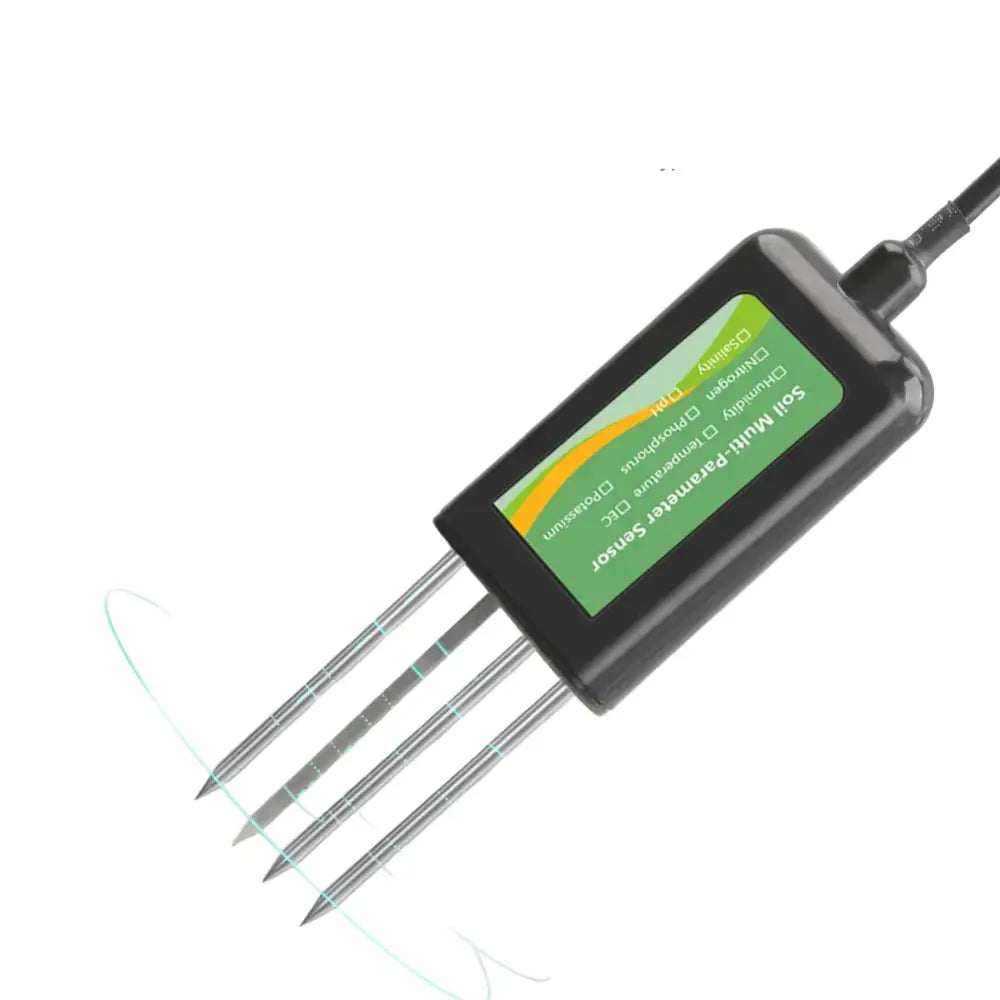 8-in-1 Soil Sensor for pH EC Moisture Temp & NPK Testing - HBC