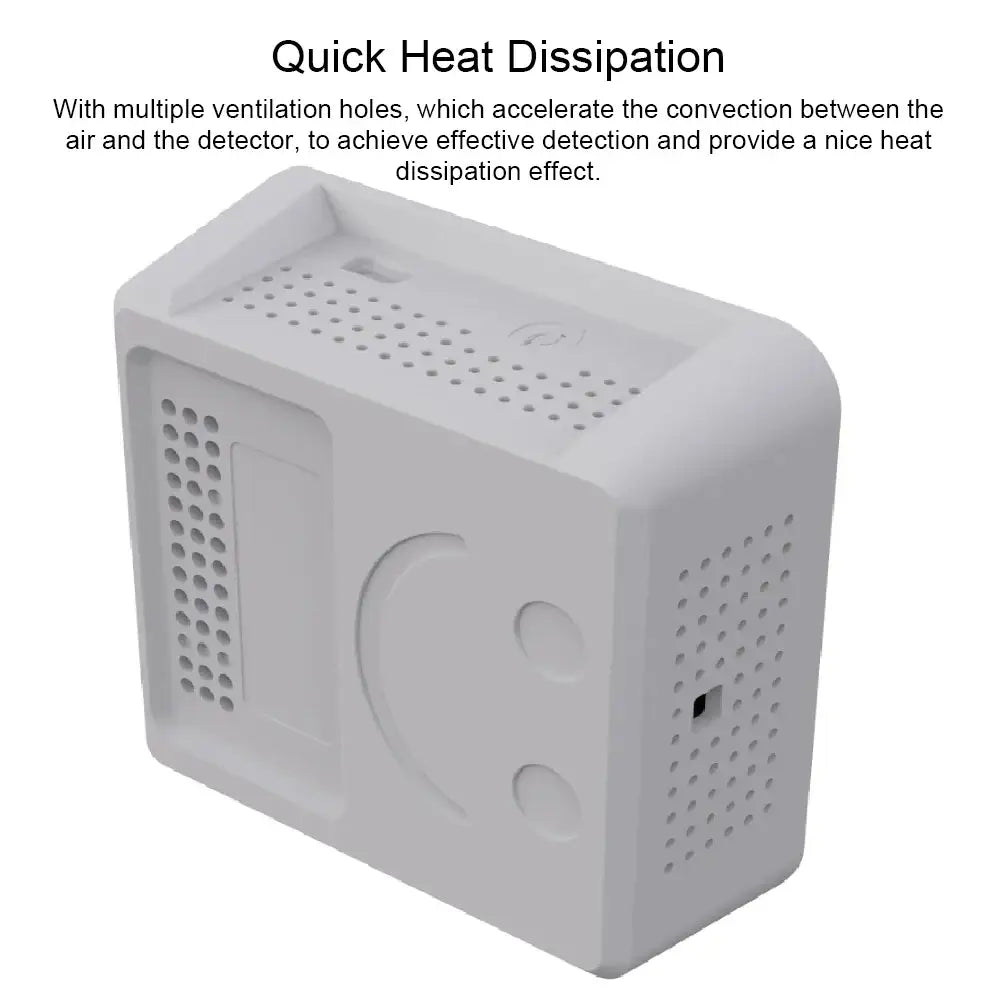 9-in-1 Air Quality Monitor with CO₂ PM & Temperature Sensors - HBC