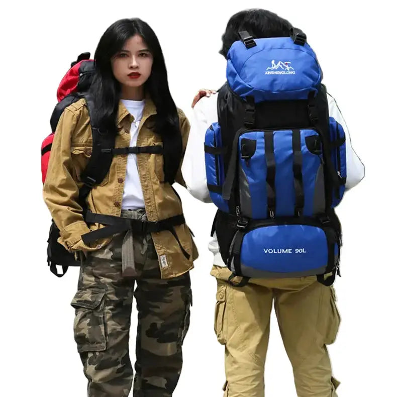 90L Waterproof Hiking & Camping Backpack (various colours available) - 9eight5