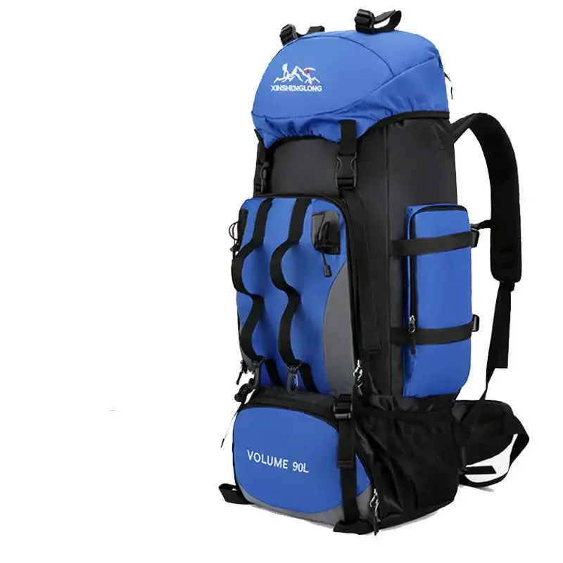 90L Waterproof Hiking & Camping Backpack (various colours available) - Blue / Backpack - 9eight5