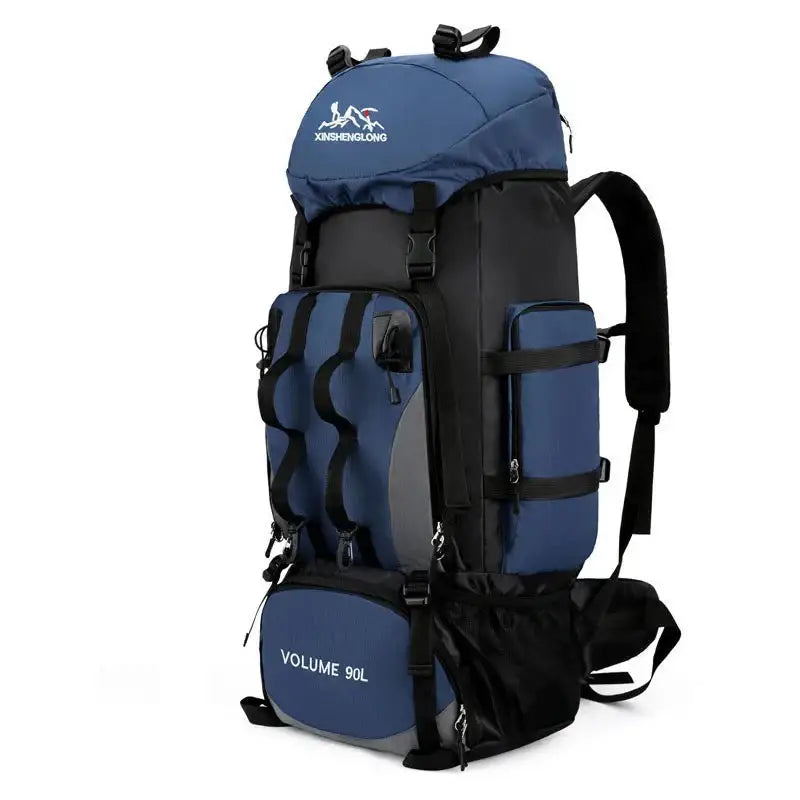 90L Waterproof Hiking & Camping Backpack (various colours available) - Deep Blue / Backpack - 9eight5