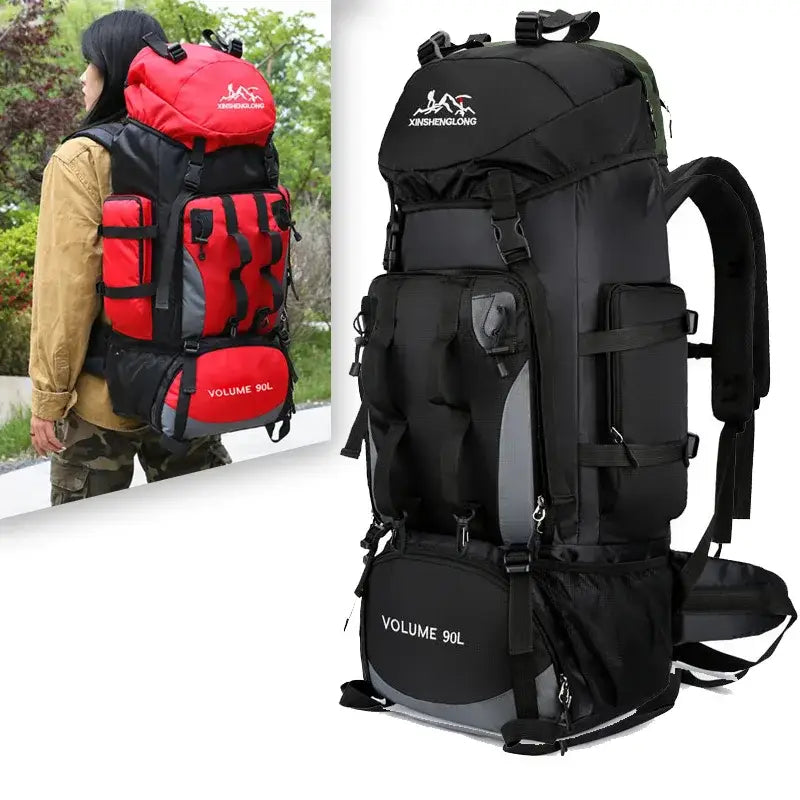 90L Waterproof Hiking & Camping Backpack (various colours available) - 9eight5