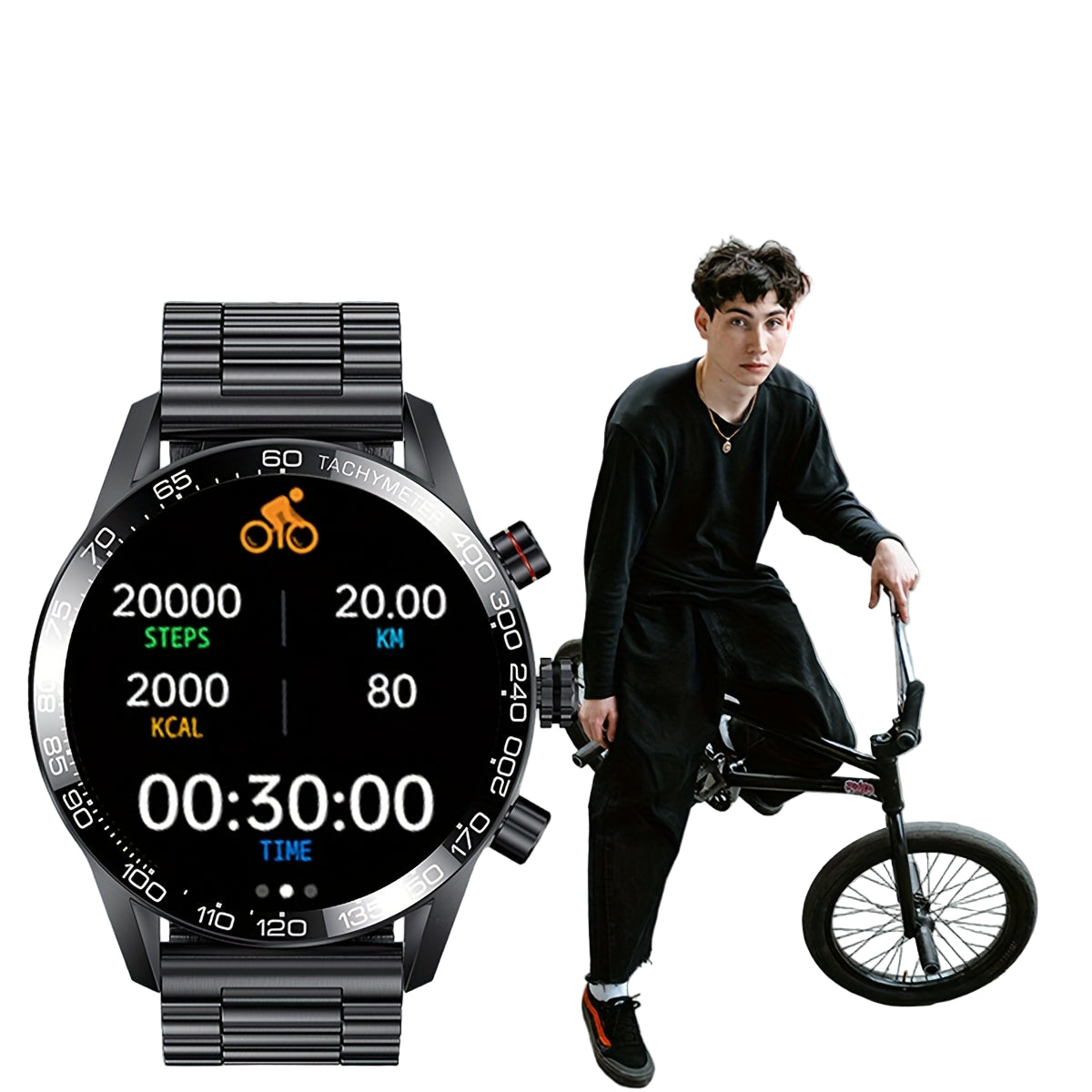 LIGE Smart Watch – Full Touch Screen with Wireless Calls (4 different types available)