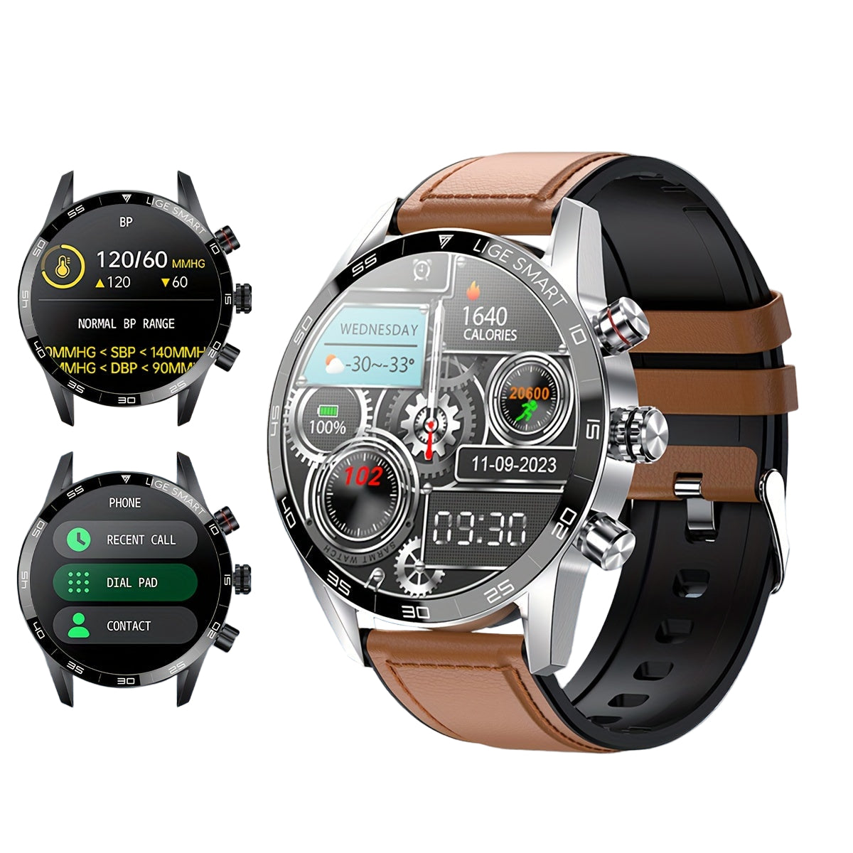 LIGE Smart Watch – Full Touch Screen with Multi-Sport Modes (10 colours available)