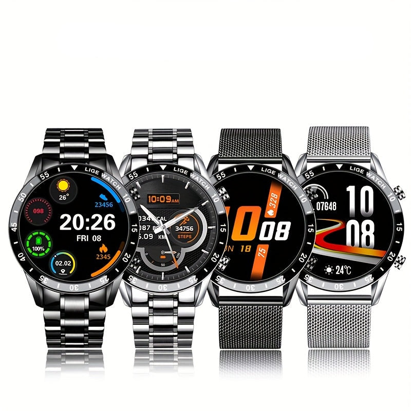 LIGE Smartwatch – Full Touchscreen with Call Management (4 types available)