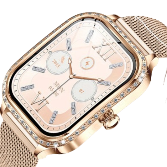 LIGE Women's Smartwatch – TFT HD Curved Screen, Wireless Calls, Voice Assistant (6 types available)