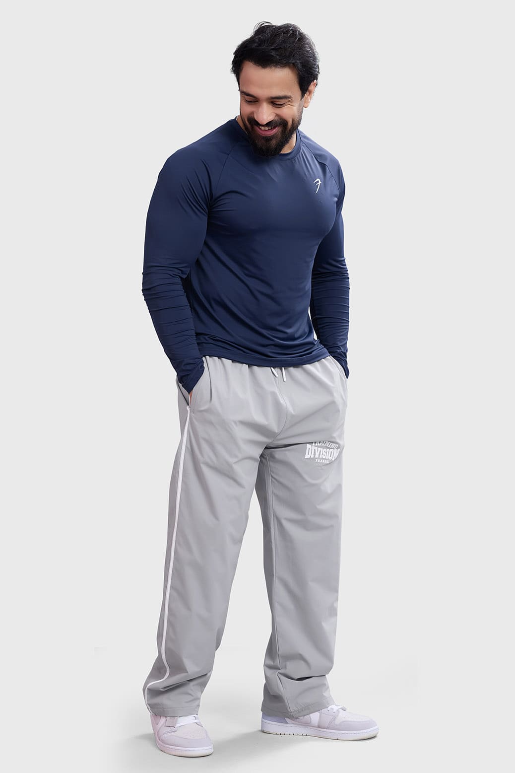 Bare Nylon Fullsleeves T-shirt Navy