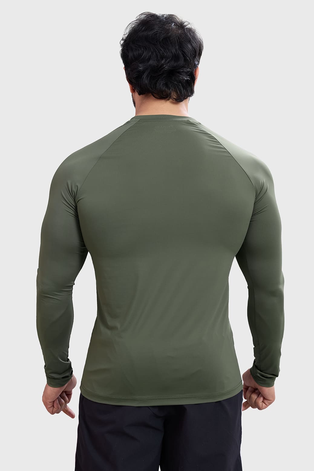 Bare Nylon Fullsleeves T-shirt Olive