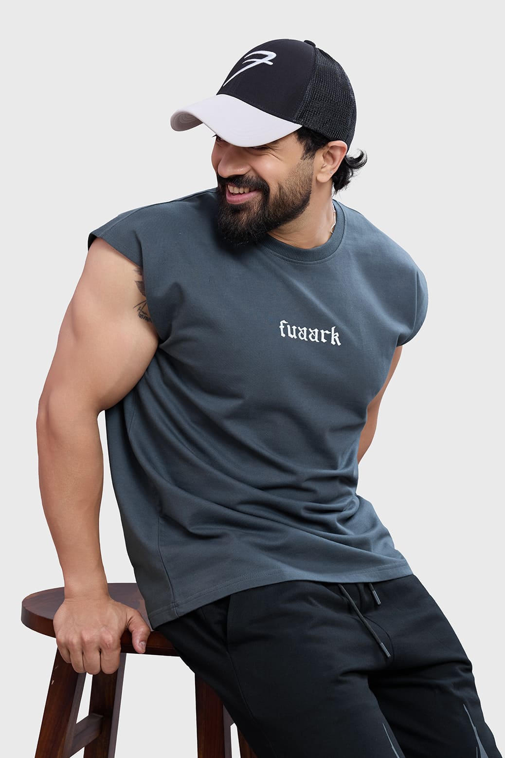 Blackout Capsleeves Tank Dark Grey