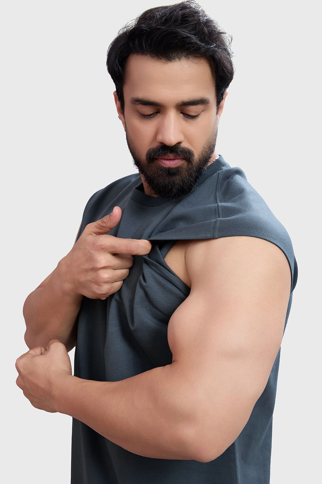 Blackout Capsleeves Tank Dark Grey