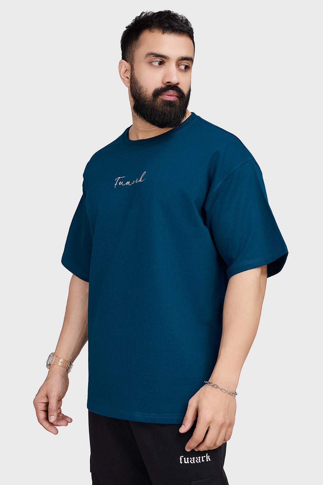 Bold Oversized T-shirt Teal