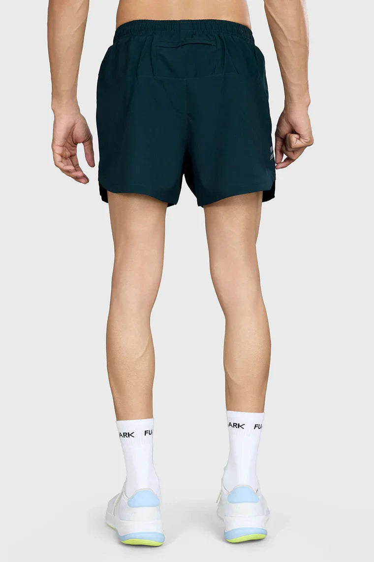 Pulse 4" Running Shorts Deep Green
