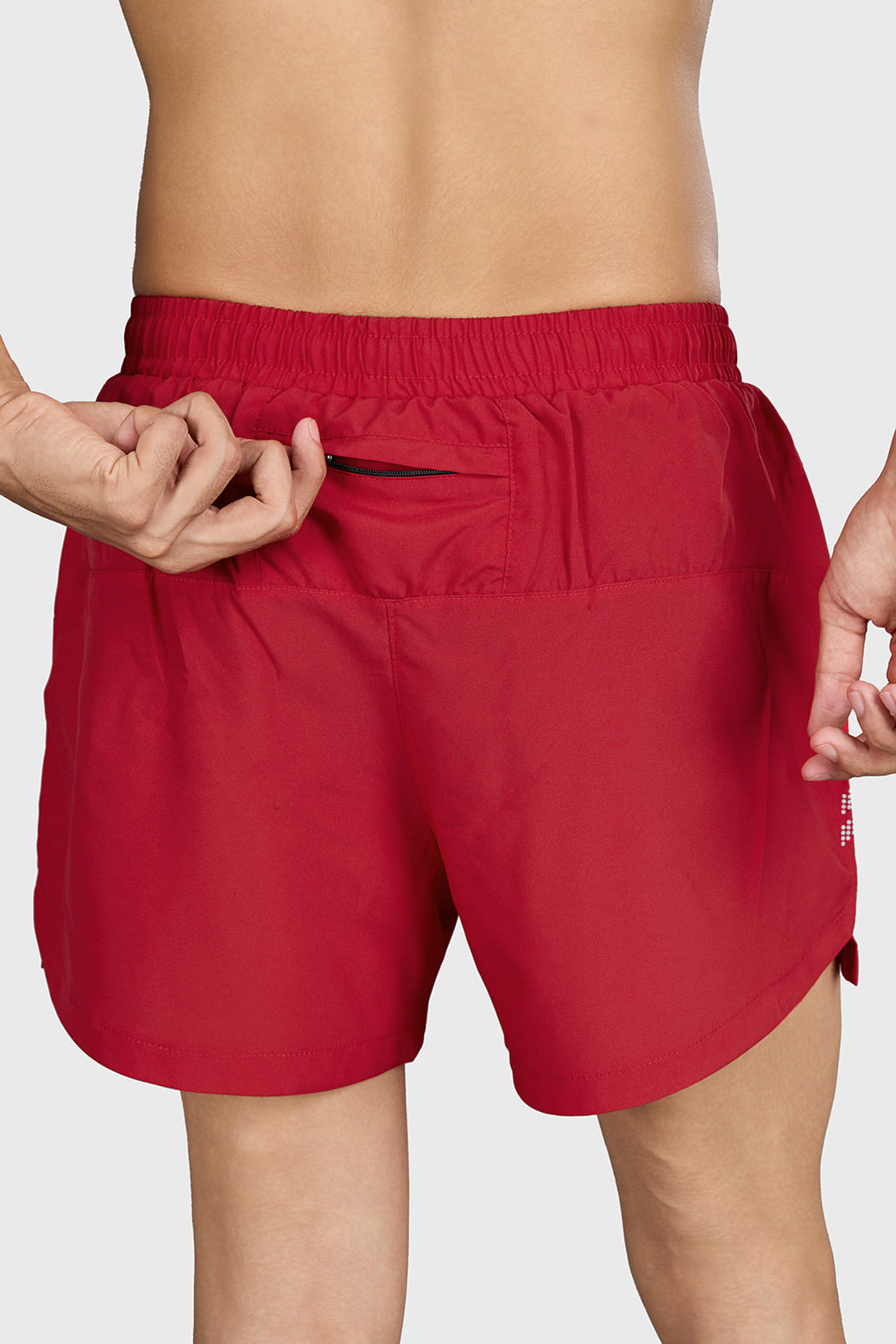 Pulse 4" Running Shorts Red