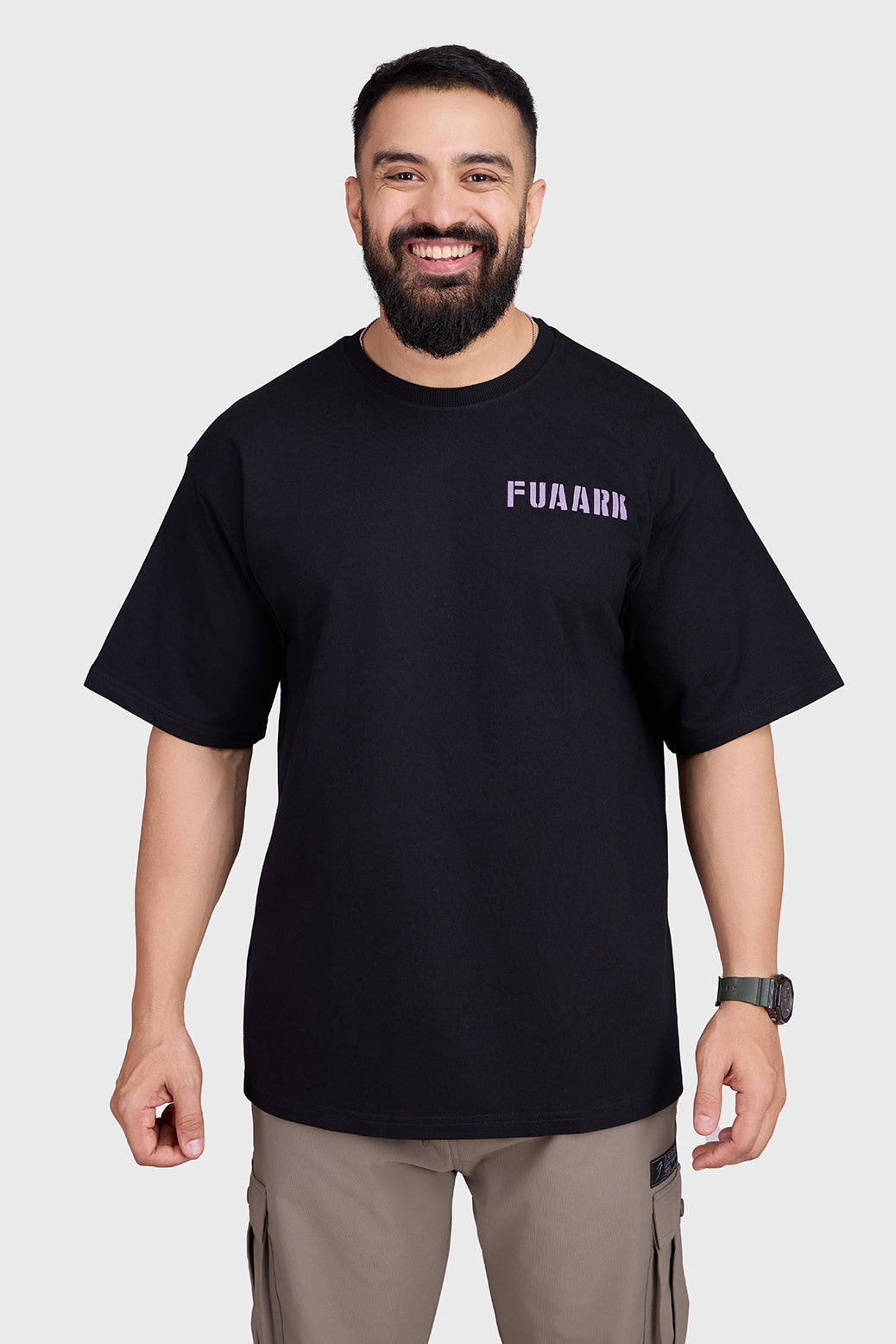 Unisex Rage Oversized T-shirts Black