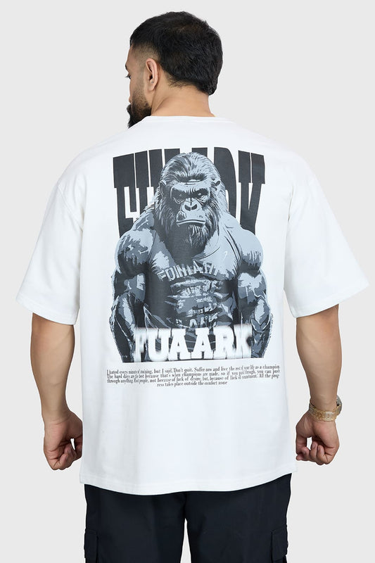 Gorilla Oversized T-shirt White