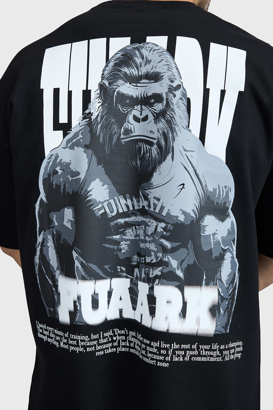 Gorilla Oversized T-shirt Black