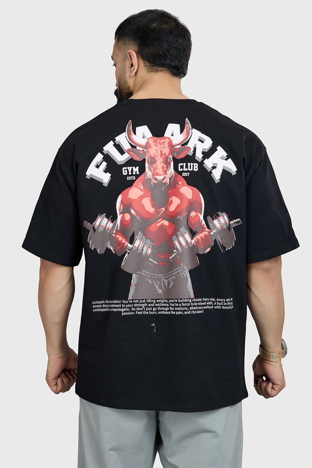 Bull Oversized T-shirt Black