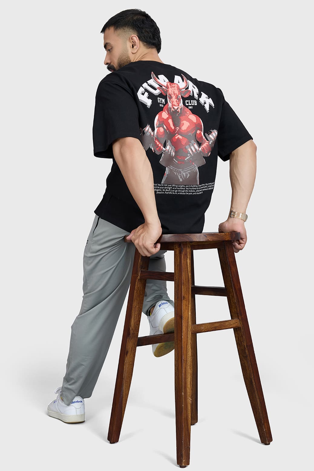 Bull Oversized T-shirt Black