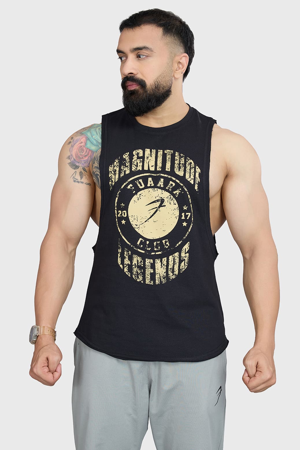 Magnitude Deep Arm Tank Black