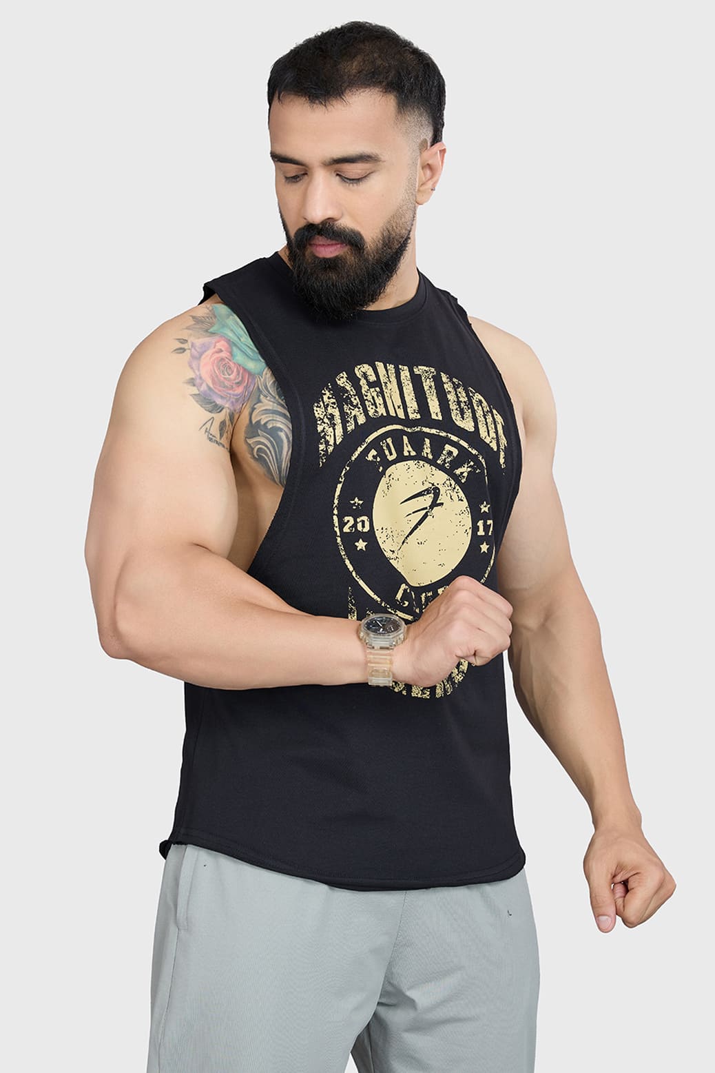 Magnitude Deep Arm Tank Black