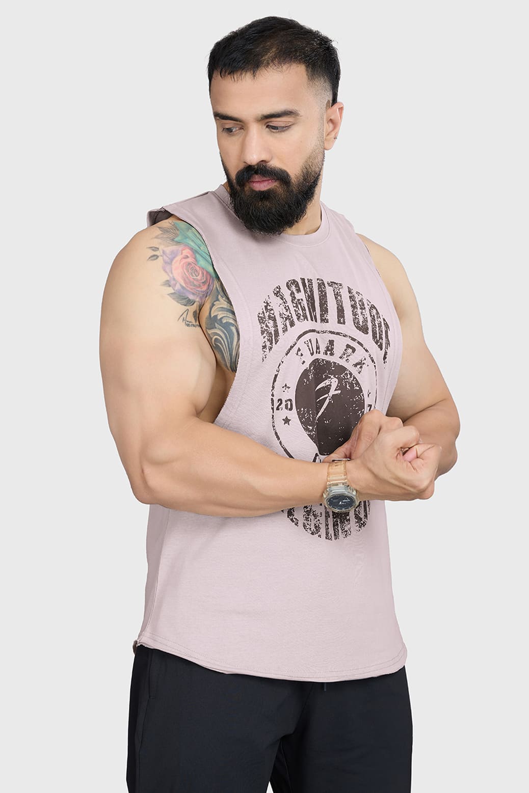 Magnitude Deep Arm Tank Beige