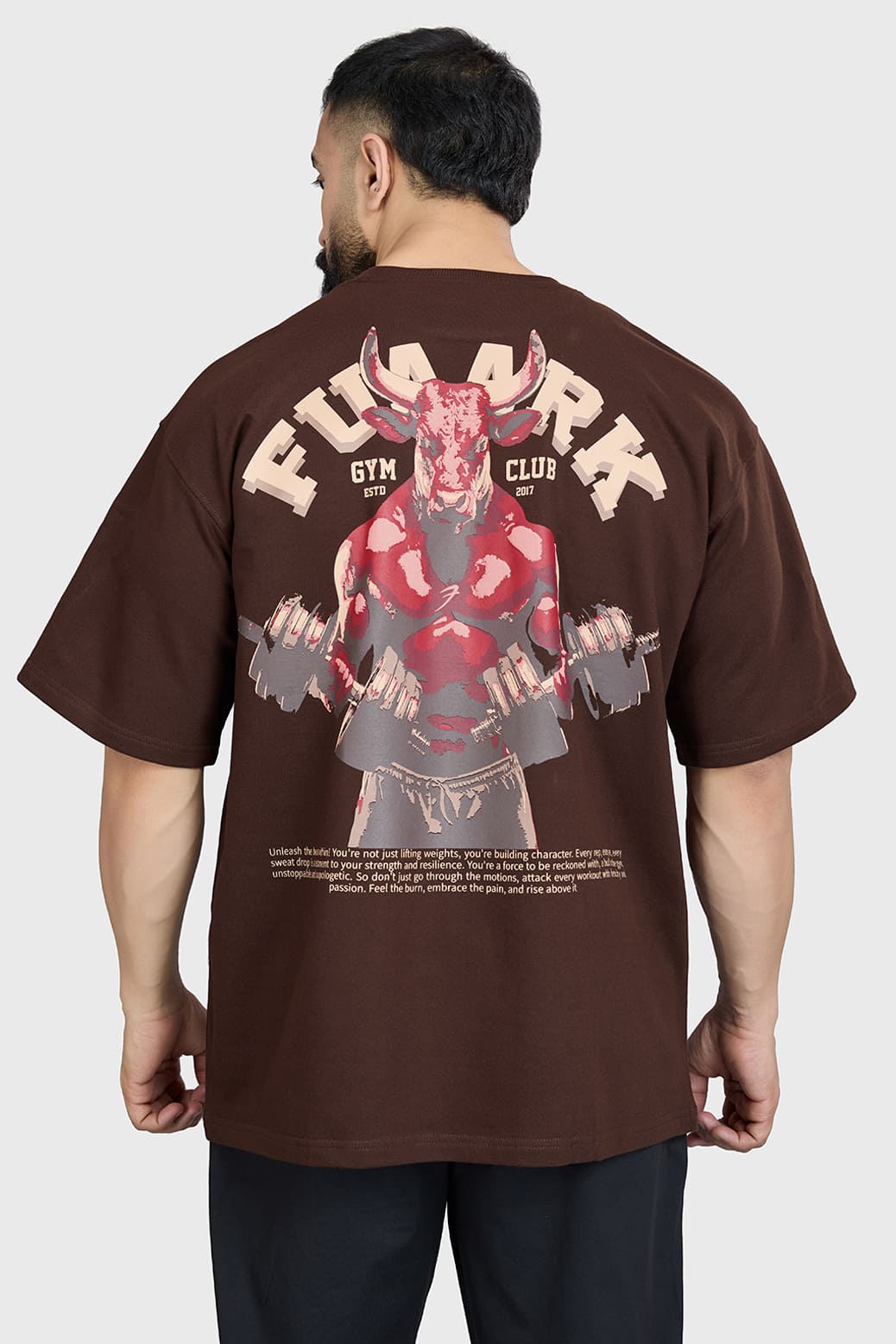 Bull Oversized T-shirt Coffee