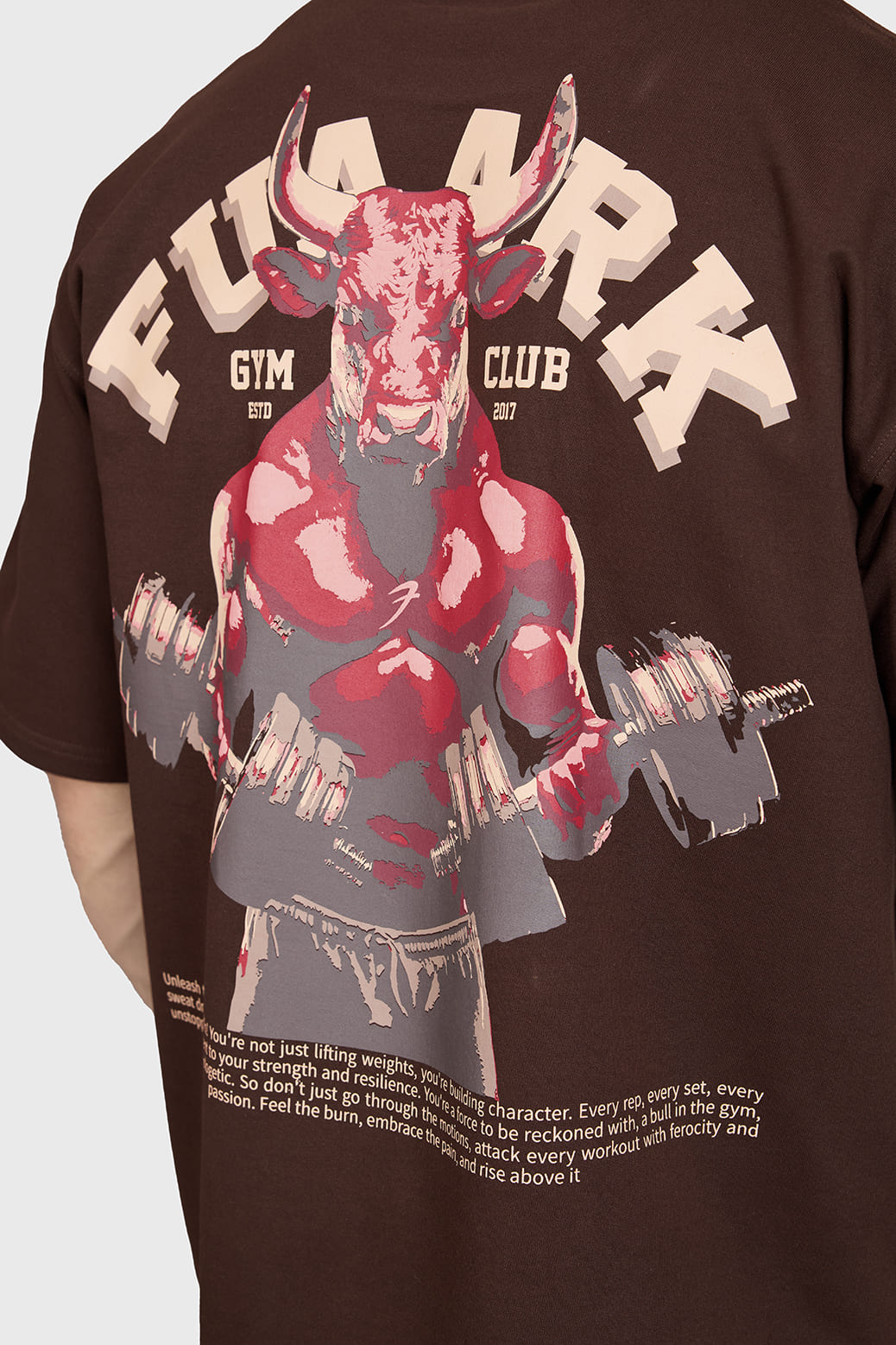 Bull Oversized T-shirt Coffee