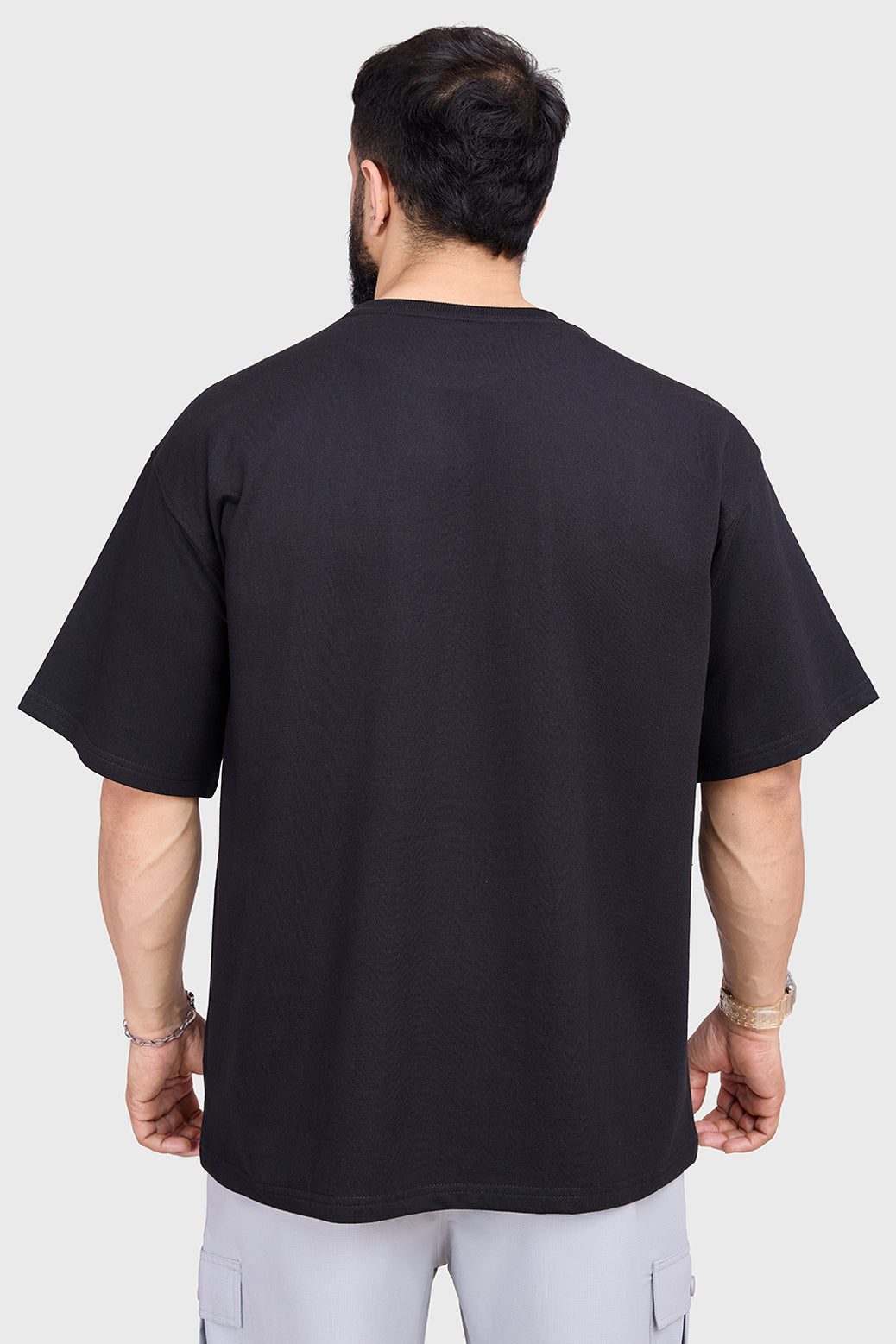 Refined Oversized T-shirt Black