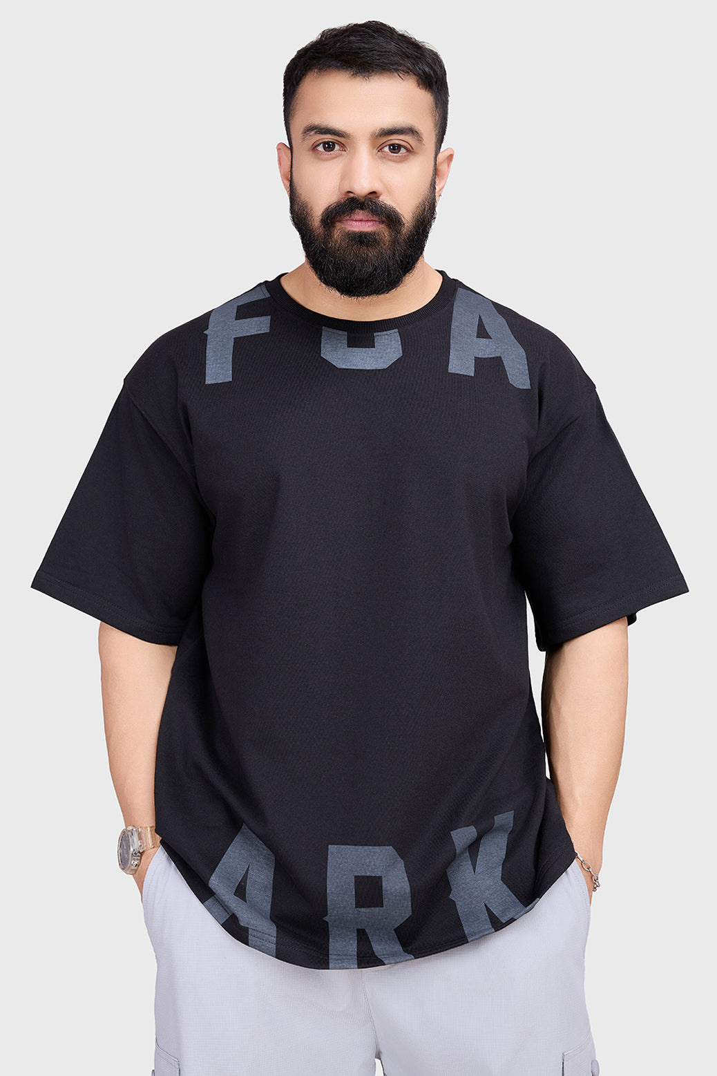 Refined Oversized T-shirt Black