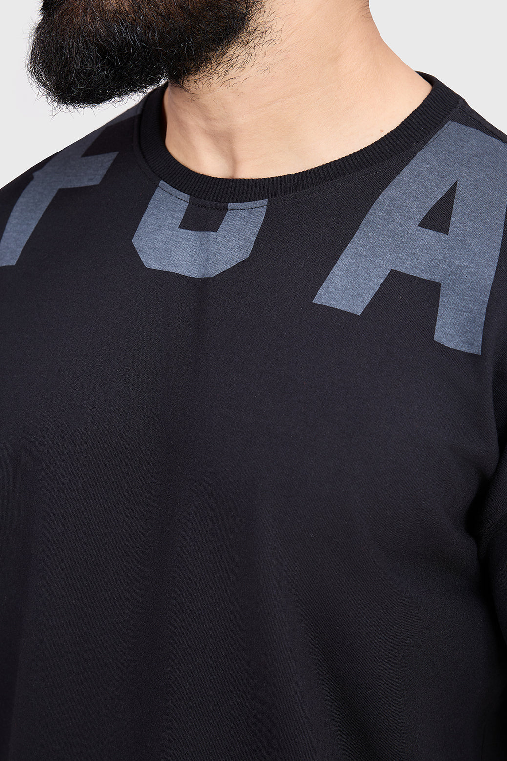 Refined Oversized T-shirt Black