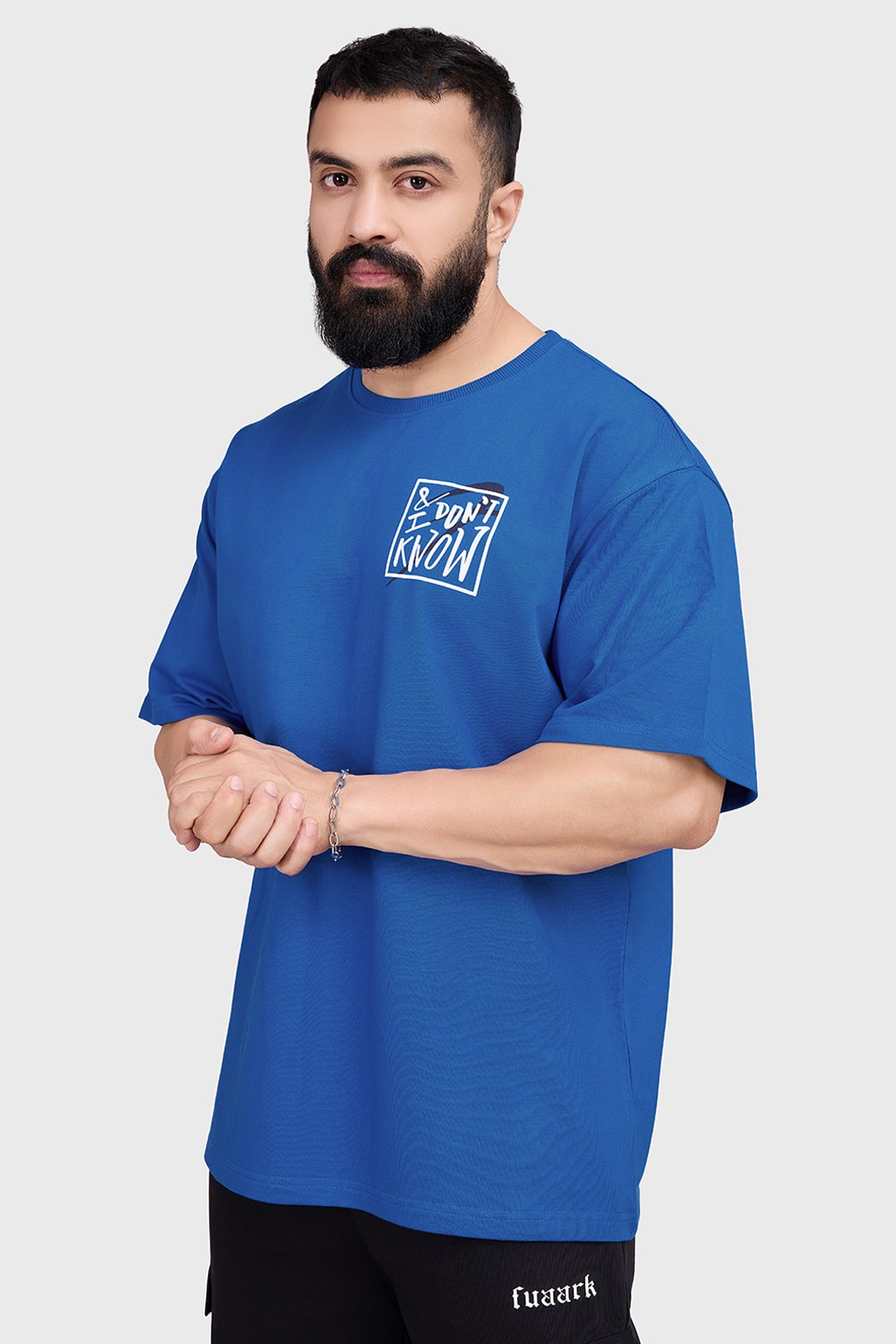 Dapper Oversized T-shirt Royal Blue