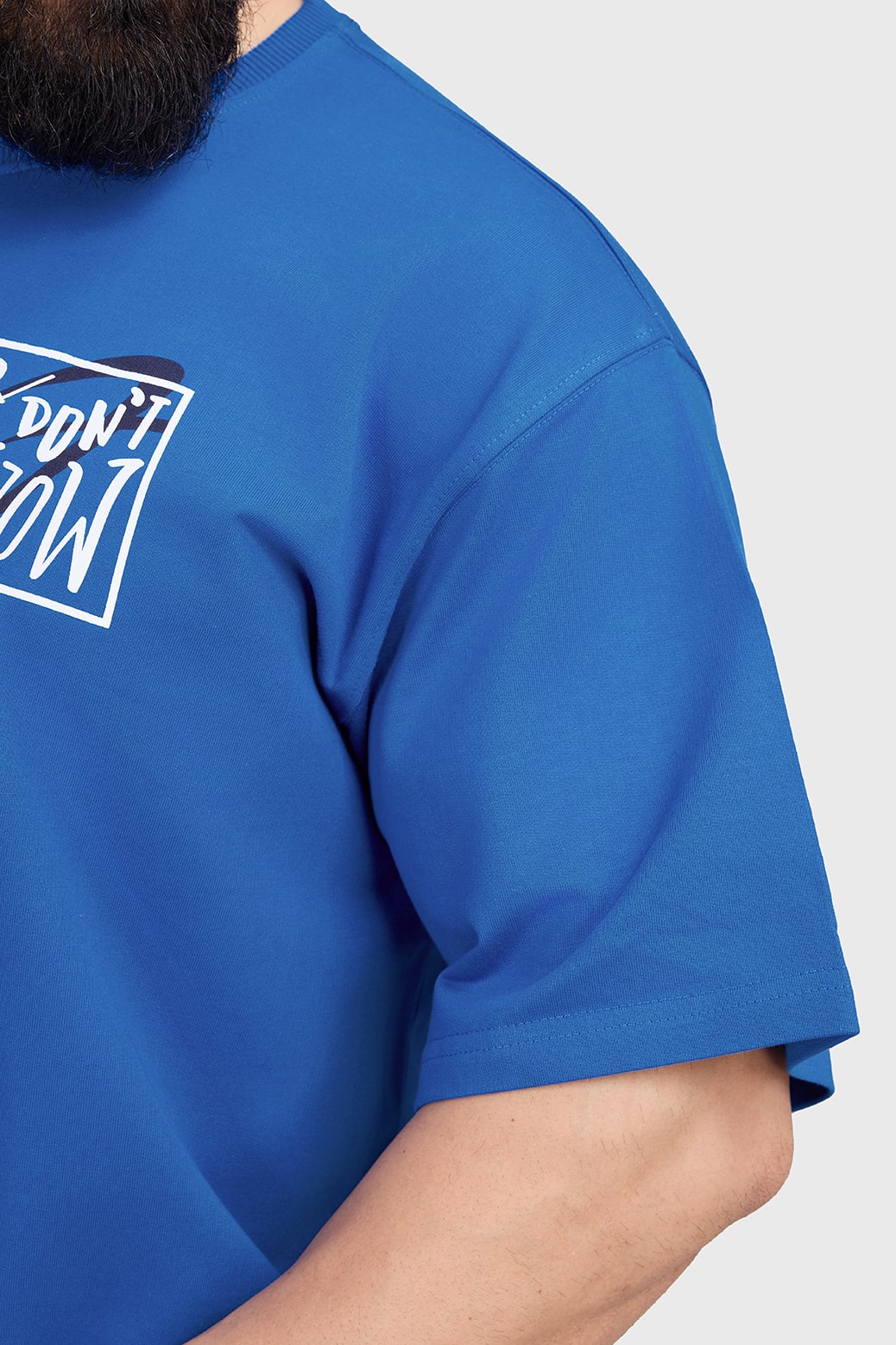 Dapper Oversized T-shirt Royal Blue