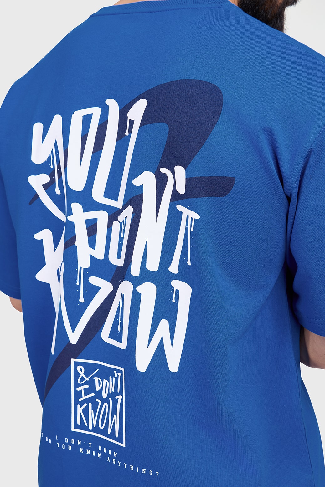 Dapper Oversized T-shirt Royal Blue