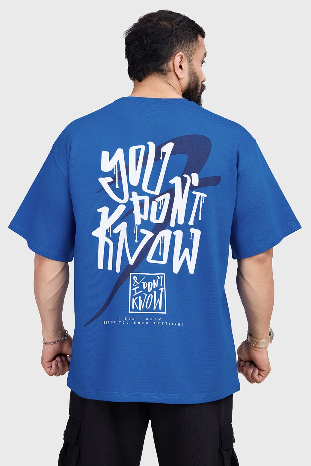 Dapper Oversized T-shirt Royal Blue