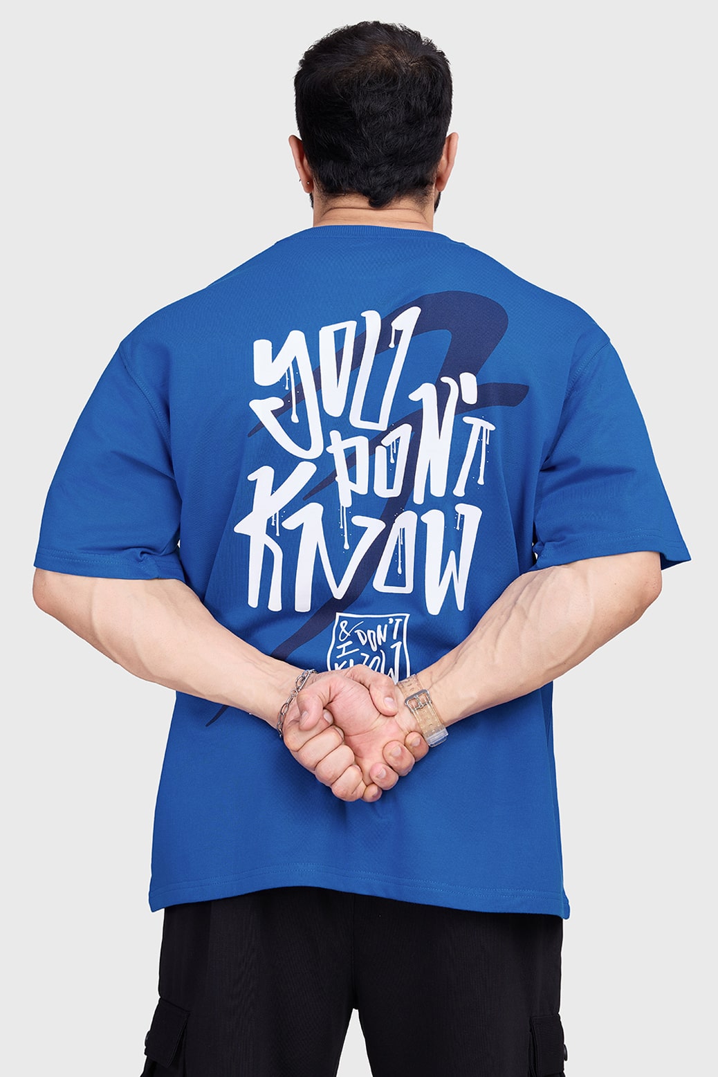 Dapper Oversized T-shirt Royal Blue
