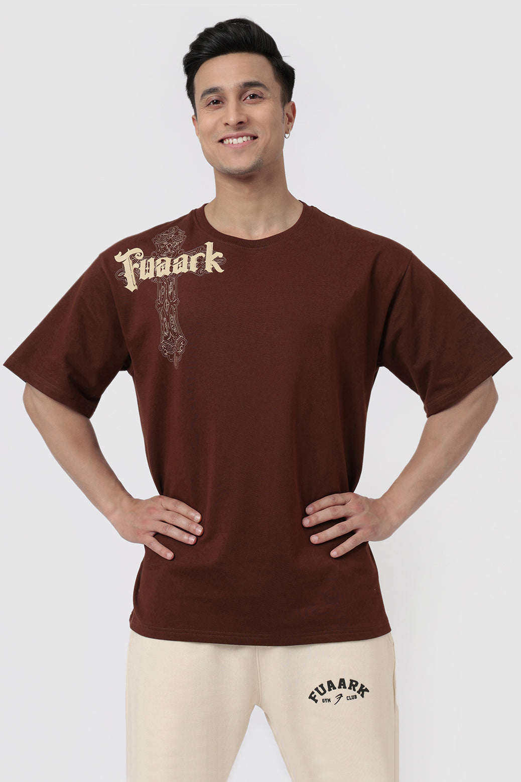 Eagle Oversized T-shirt Coffee