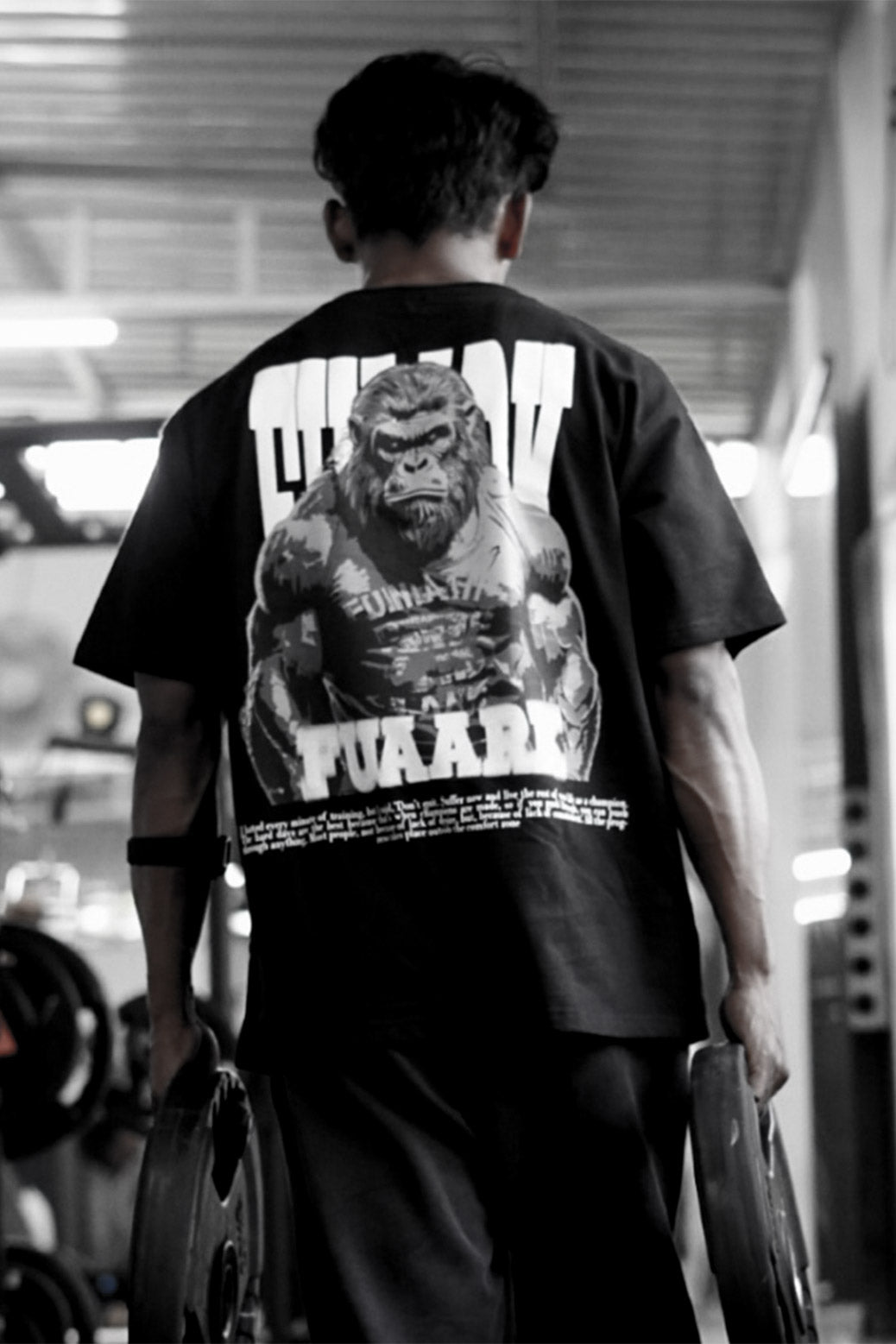 Gorilla Oversized T-shirt Black