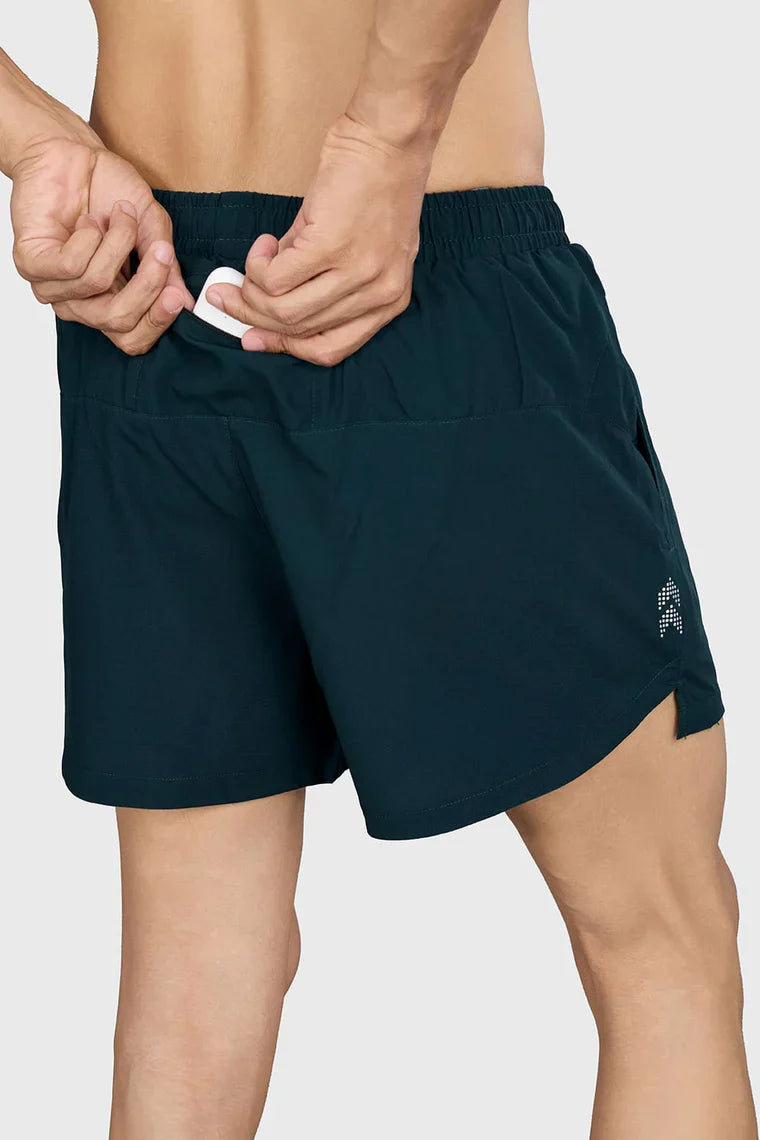 Pulse 4" Running Shorts Deep Green