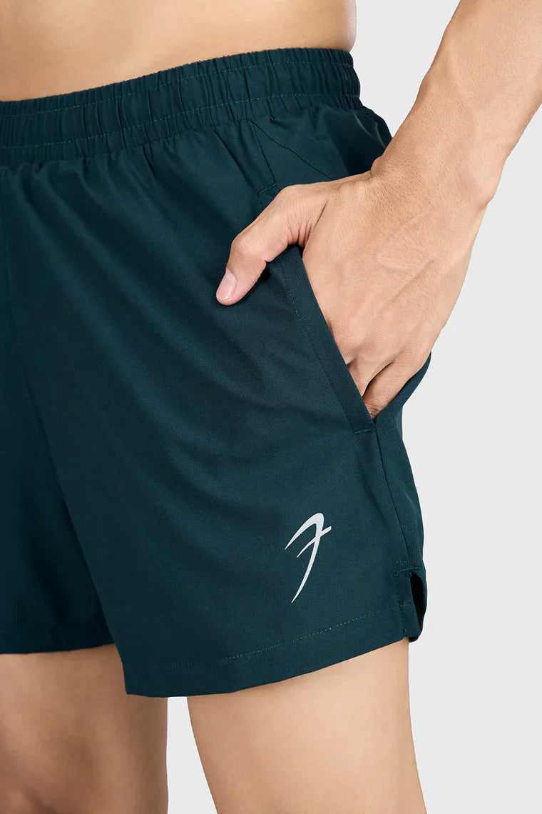 Pulse 4" Running Shorts Deep Green