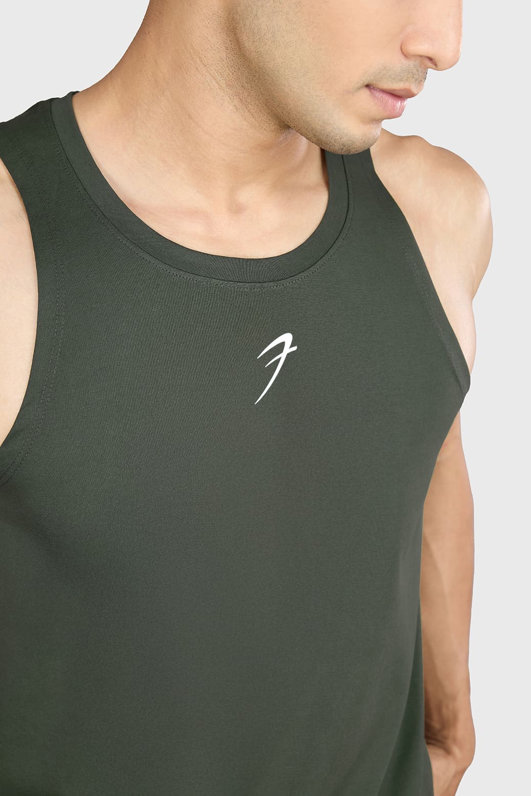 Pulse Running Tank Olive