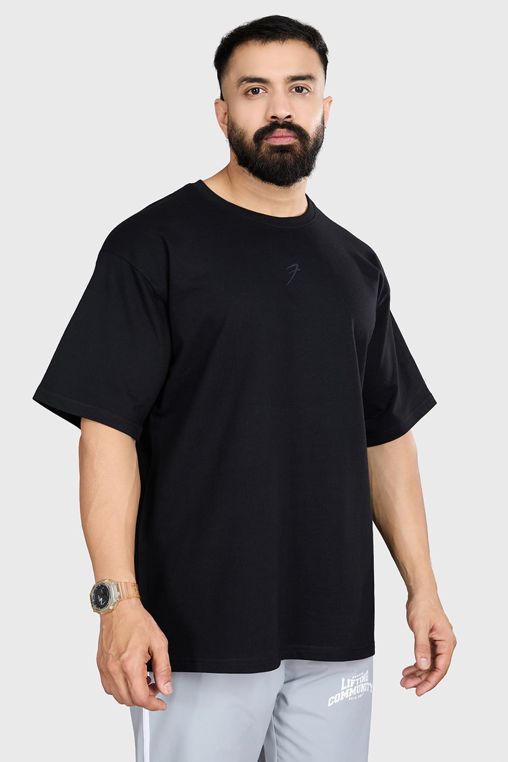 Heavyweight Oversized T-shirt Black