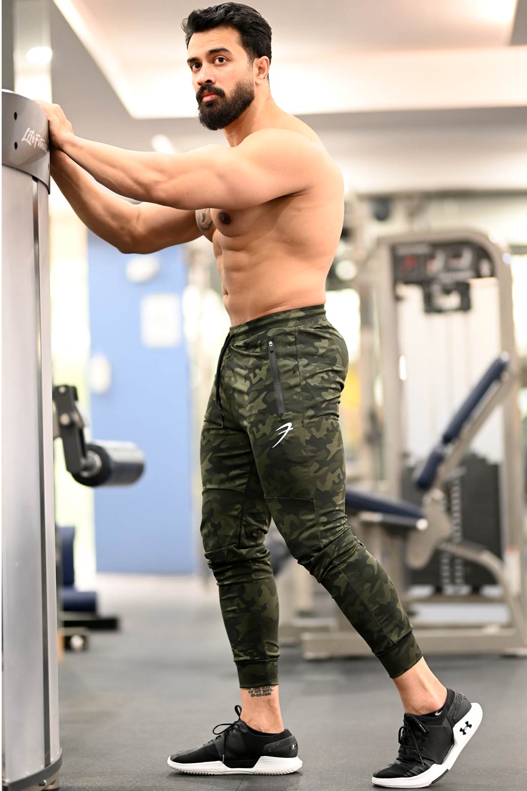 Camo Joggers Green