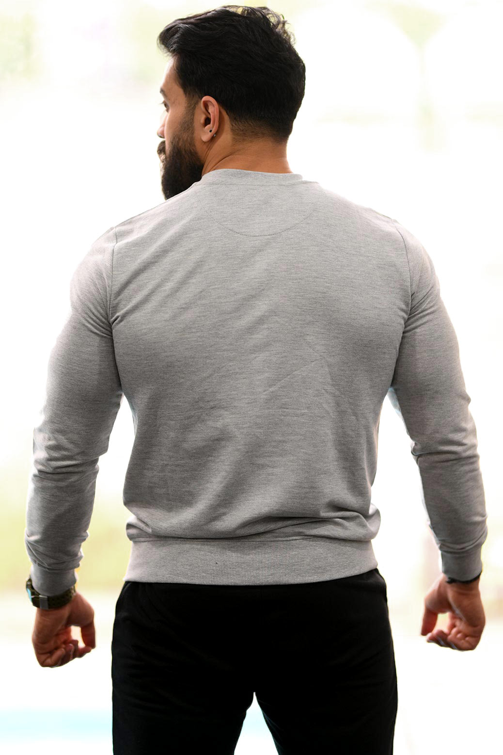 Fall Sweatshirt Light Grey